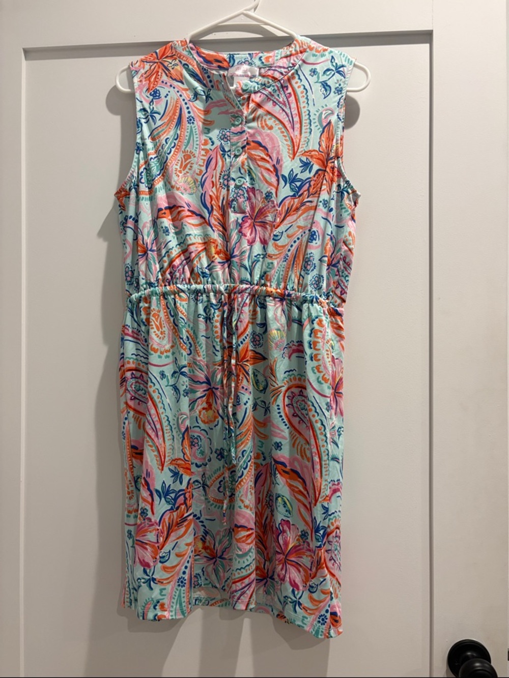 Stella Parker Floral Paisley Sleeveless Summer Dress